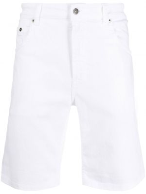 Pantaloni scurți din denim Dondup alb