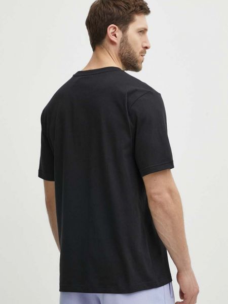 Бавовняна футболка з принтом Adidas Originals чорна