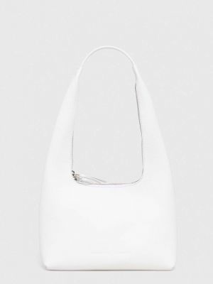 Bőr táska Liviana Conti fehér