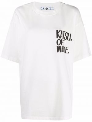 Camiseta oversized Off-white blanco