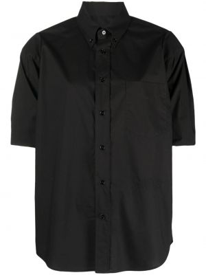 Hemd aus baumwoll Mm6 Maison Margiela schwarz