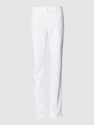 Spodnie z kieszeniami Brax białe