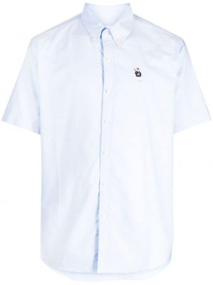 Camicia ricamata Chocoolate blu