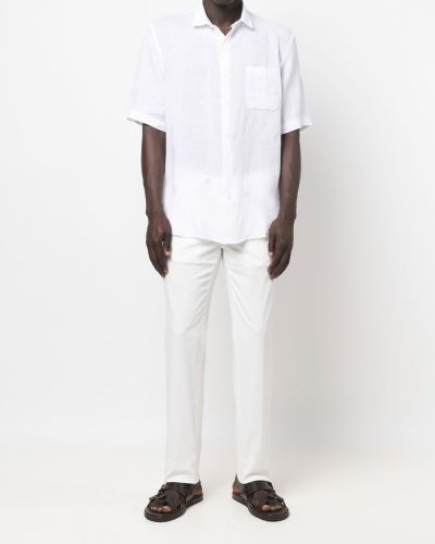 Lininė marškiniai Sunspel balta
