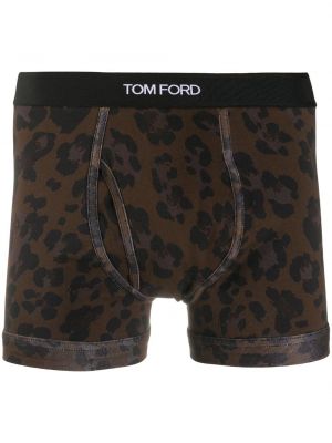 Boxerky s potlačou s leopardím vzorom Tom Ford