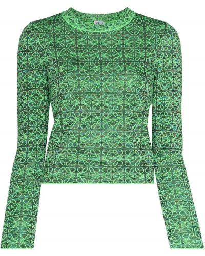Maglione girocollo Loewe, verde