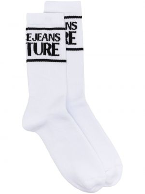 Памучни чорапи с принт Versace Jeans Couture