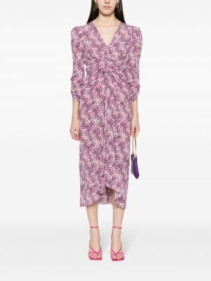 Robe mi-longue Isabel Marant violet