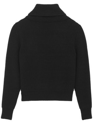 Vilnas džemperis Saint Laurent melns