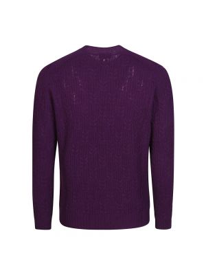 Jersey de lana de tela jersey Drumohr violeta