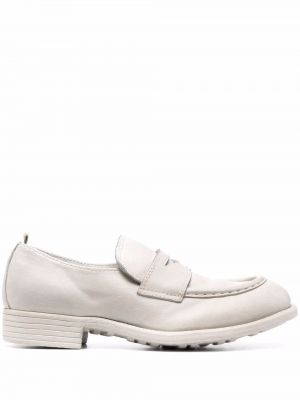 Pantofi loafer din piele slip-on Officine Creative alb