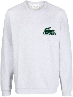 Trykt sweatshirt Lacoste grå