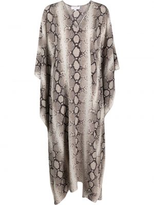 Jedwabna sukienka z nadrukiem Michael Kors Collection