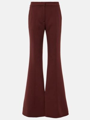 Pantaloni de lână Gabriela Hearst roșu