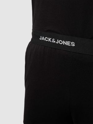 Piżama Jack & Jones czarna