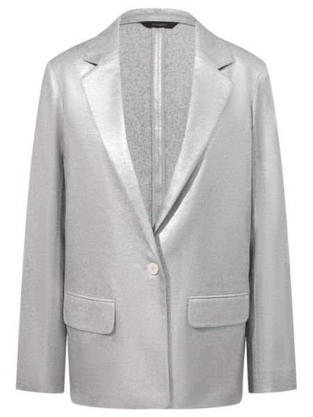 Серый кашемировый пиджак Colombo