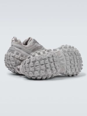 Sneakers in mesh Balenciaga grigio