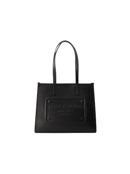 Shopperka skórzana Dolce & Gabbana Pre-owned czarna