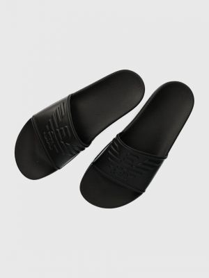 Pantofle Emporio Armani Underwear černé