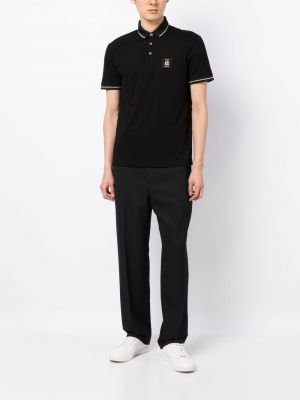 Polo marškinėliai Armani Exchange juoda