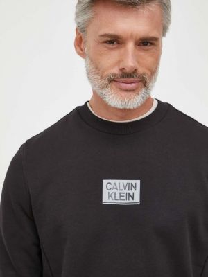 Bavlněná mikina s potiskem Calvin Klein