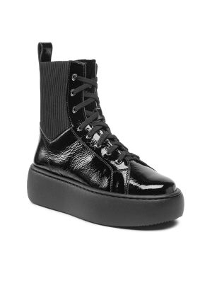 Členkové topánky Solo Femme čierna