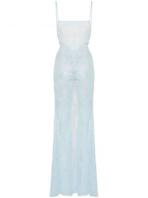 Φλοράλ ολόσωμη φόρμα με δαντέλα Gcds μπλε