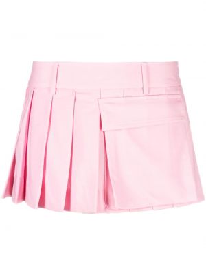 Mini spódniczka z kieszeniami plisowana Act N°1 różowa