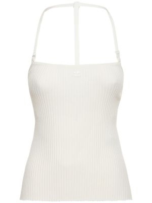 Viskose tank top Courreges hvit