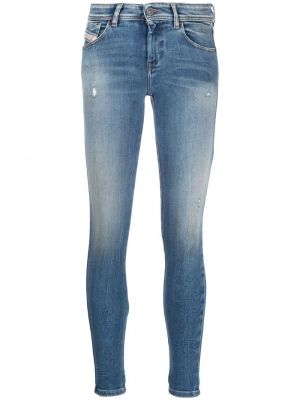 Skinny fit-jeans Diesel blå