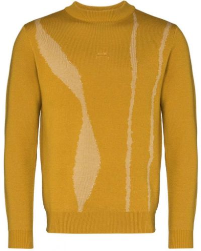 Jersey de punto de tela jersey A-cold-wall* amarillo