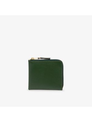 Классический кожаный кошелек Comme Des Garçons зеленый