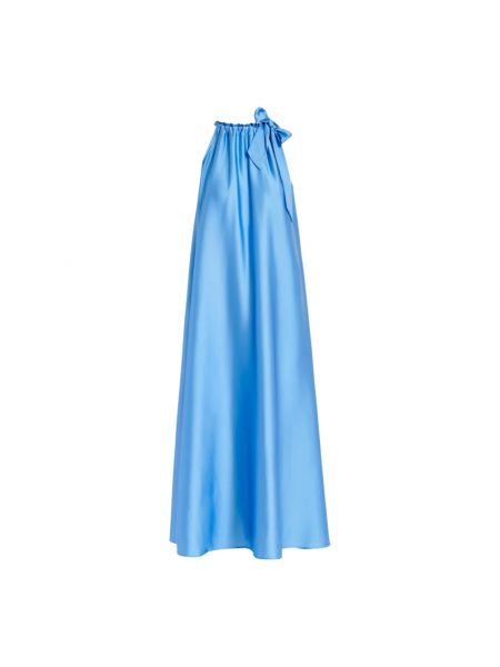 Sukienka długa Essentiel Antwerp niebieska