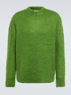 Volneni pulover Acne Studios zelena
