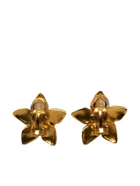 Boucles d'oreilles à motif étoile Chanel Pre-owned doré