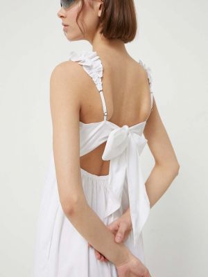 Dlouhé šaty Abercrombie & Fitch bílé