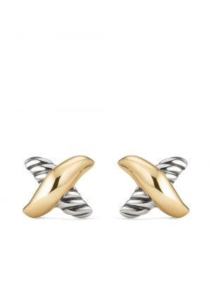 Boucles d'oreilles David Yurman argenté