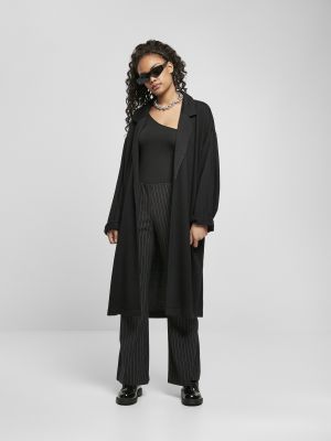 Manteau en tricot Urban Classics noir