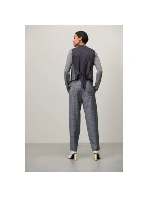 Pantalones chinos a cuadros Jane Lushka gris