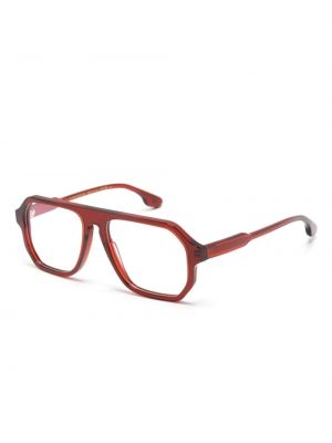 Lunettes de vue transparentes Victoria Beckham Eyewear rouge