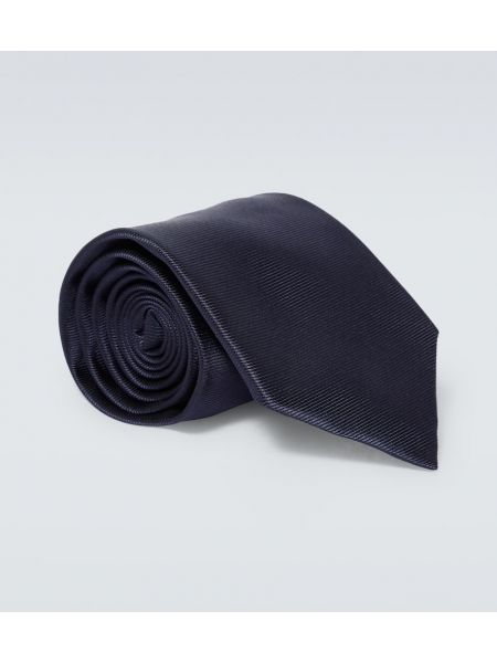 Cravatta di seta Tom Ford blu
