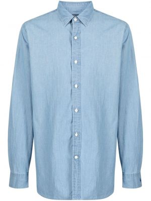 Chemise à imprimé avec manches longues Polo Ralph Lauren bleu