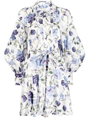 Pamučna haljina s cvjetnim printom s printom Marchesa Rosa