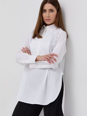 Памучна блуза Victoria Beckham бяло