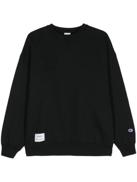 Langes sweatshirt mit stickerei Wtaps schwarz
