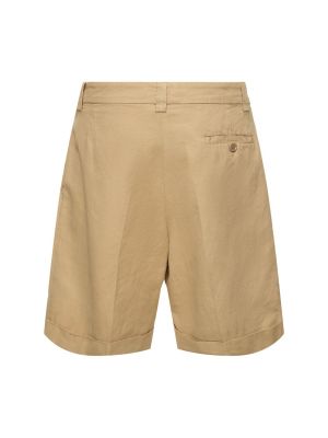 Pantalones cortos de algodón Aspesi beige