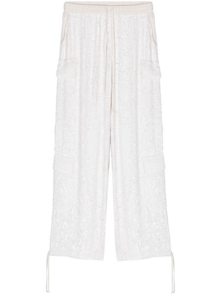 Pantalon droit P.a.r.o.s.h. blanc