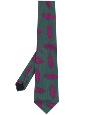 Cravată de mătase cu imagine cu imprimeu geometric Versace Pre-owned