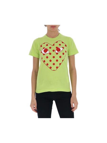 T-shirt Comme Des Garcons Play, zielony