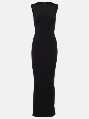 Μίντι φόρεμα από ζέρσεϋ Entire Studios μαύρο